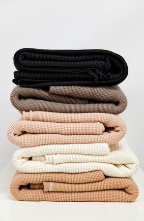 100% Cotton Basket Weave Blanket