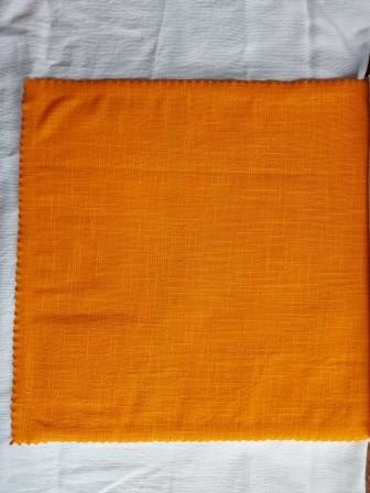 Cotton Orange Solid Dyed Fabric-rotated
