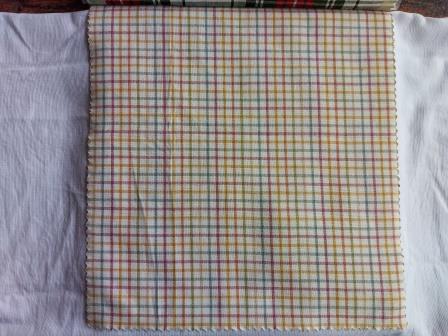 Linen Multicolor Small Checks Fabric