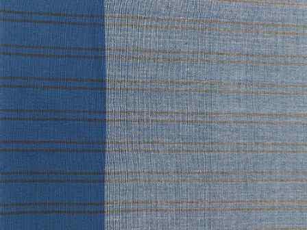 100% Organic Cotton Blue Stripe Fabric