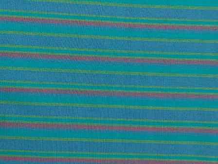 100% Organic Cotton Turquoise Stripe fabric