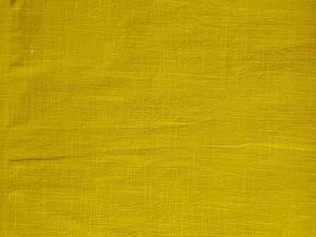 100% Organic Cotton Yellow Solid Dyed Fabric