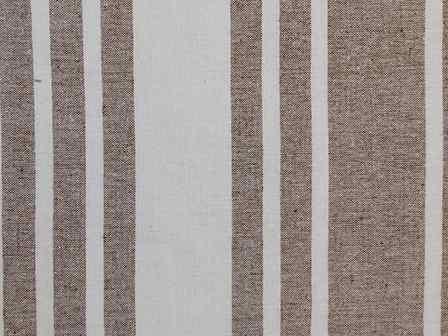 100% Organic Hemp Stripe Fabric