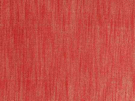 100% Orgnaic Cotton Slub Red Yarn Dyed Fabric